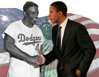 Robinson, Obama Handshake