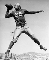 Jackie as UCLA quarterback