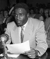 Testifying before the House Un-American Activities Committee